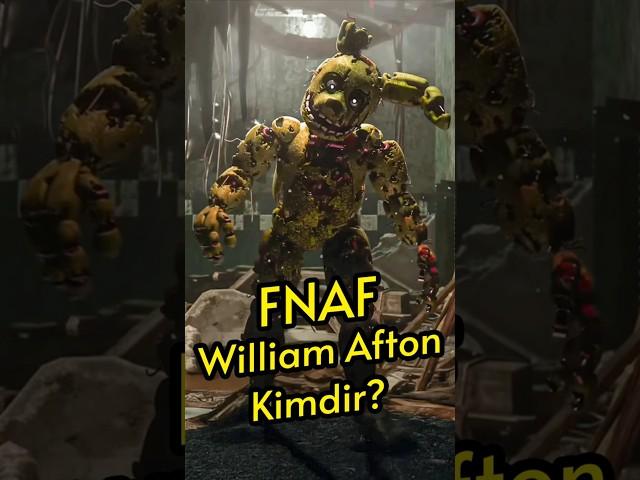 William Afton (Springtrap) Kimdir? - FNAF #fnaf #fivenightsatfreddys #shorts #shortsvideo