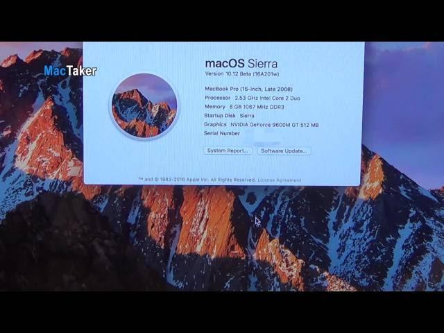 How to install macOS Sierra 10.12 on an Unsupported Macs