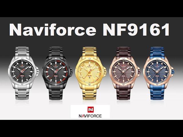 Naviforce NF9161 Мужские роскошные кварцевые наручные часы