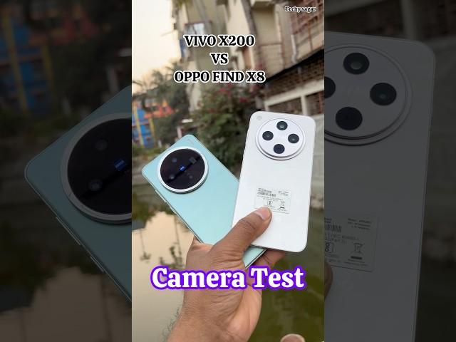 Vivo x200 vs Oppo Find X8 Camera Test#phonetech #tech #techphone