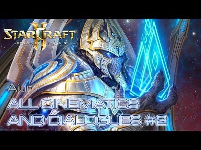 Starcraft II: Legacy of the Void - Aiur - All Cinematics and Dialogues Part 2 (Easter Eggs)