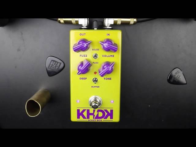 KHDK Electronics SCUZZ  BOX demo - Lance Seymour -Gear Talk