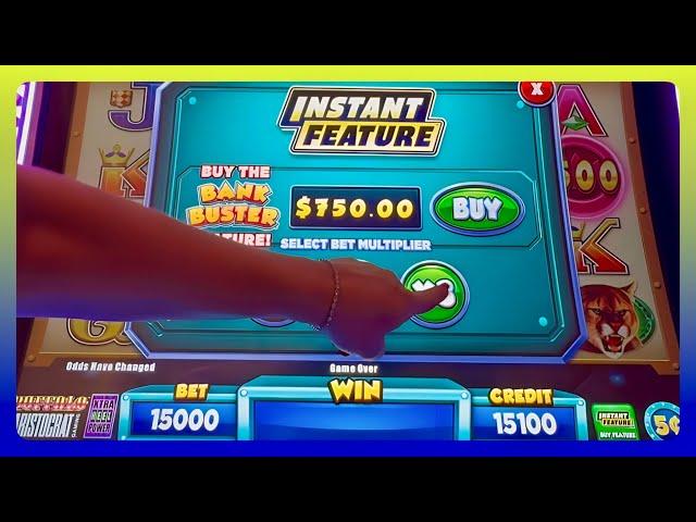 $750 Bonus Buy Jackpot! Las Vegas Casino Slots!