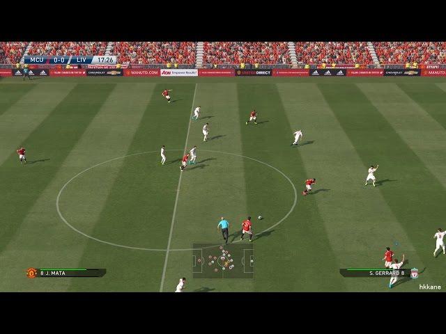 Pro Evolution Soccer 2016 PC Manchester United VS Liverpool Gameplay