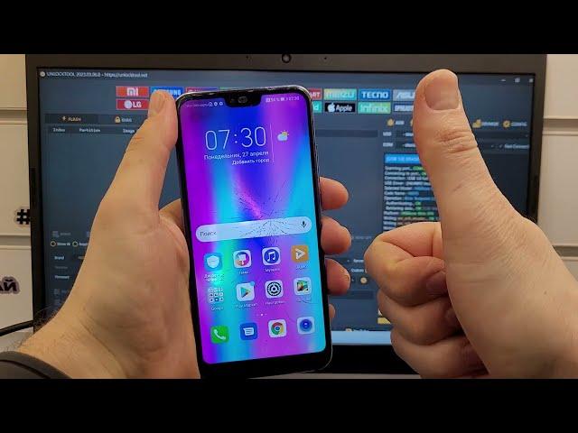 FRP Honor 10 COL-L29 Сброс Аккаунта Гугл. Программа Unlocktool. Удалённая разблокировка