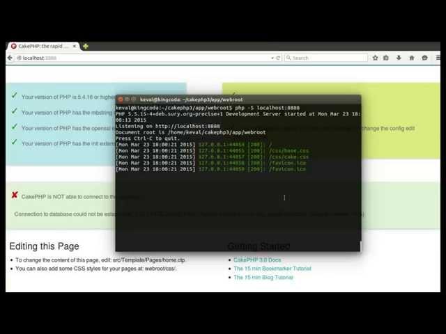 CakePHP 3 - 01 - Getting started with CakePHP 3 using composer