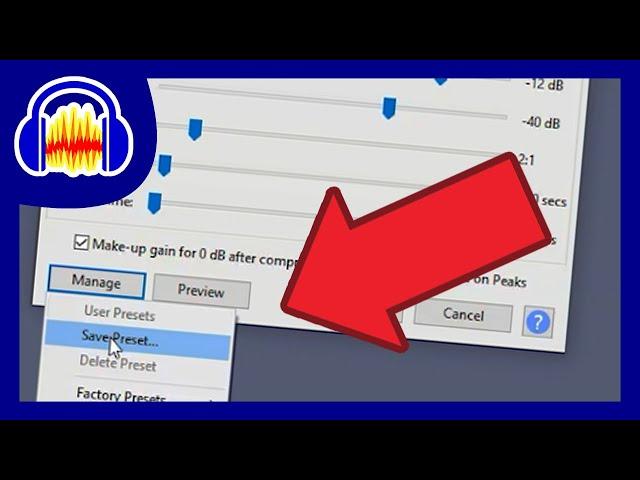 Audacity Tutorial: Saving Effects as Presets to Use Later