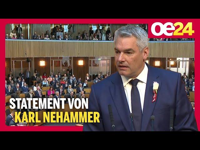 Nationalrat: Karl Nehammer sagt Rosenkranz Unterstützung zu