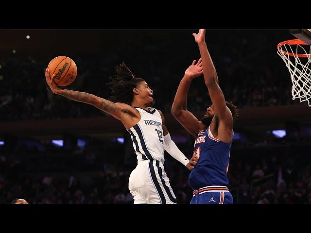 Ja Morant Almost Ended Mitchell Robinson's Career With This Monster Dunk Attempt 