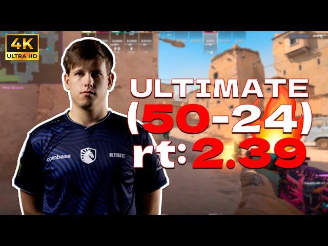 ultimate (50-24) rt:2.39 l EU FACEIT RANKED (dust2) l #cs2 #pov