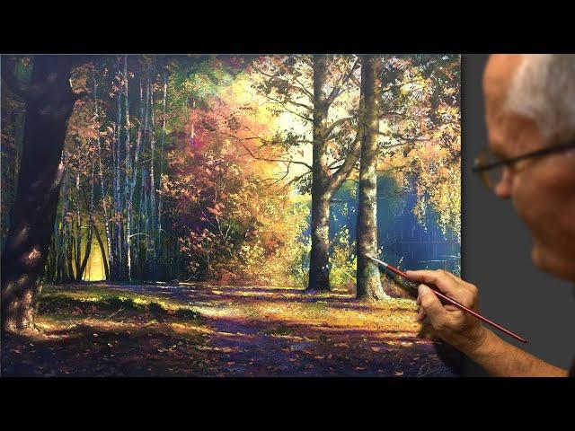 Colors of autumn. Acrylic. Artist - composer: Yushkevich Victor
