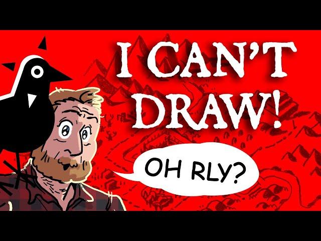 How to Draw Maps If You CAN'T DRAW!!