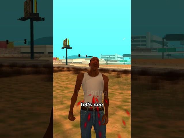 IF YOU TYPE "HESOYAM" WHEN YOU'RE IN DEBT IN GTA SAN ANDREAS