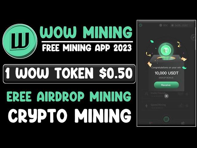 New Mining App | WOW Mining | Best mining app 2023 @mobile_mining