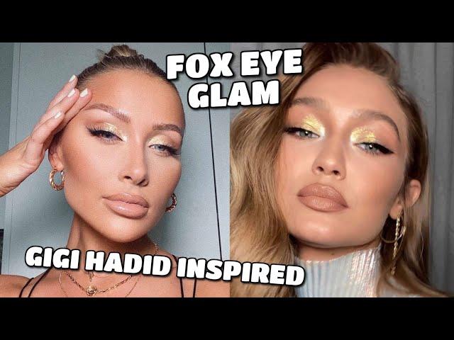 GIGI HADID INSPIRED FOX EYE GLAM