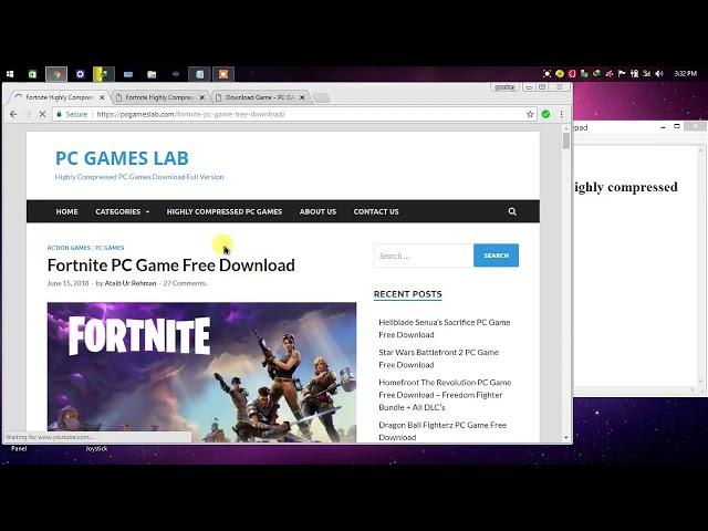 how to download fortnite for pc in compressed in utorrent