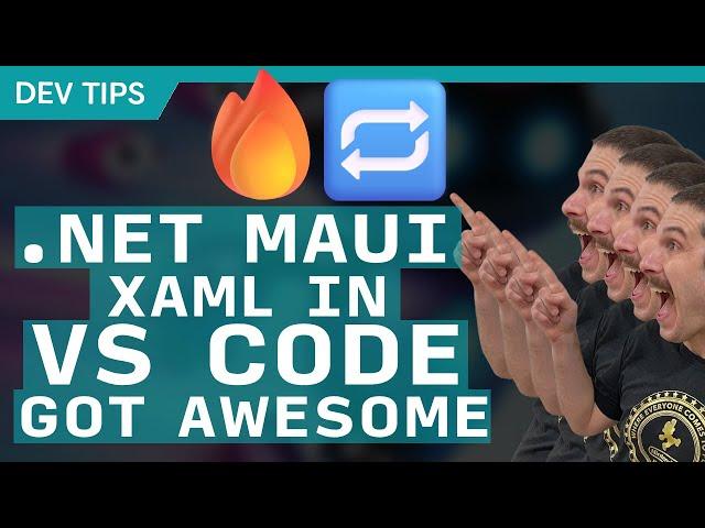 .NET MAUI XAML Productivity Boost in VS Code is HERE!!! Hot Reload & IntelliSense!!!