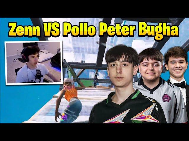 Zenn VS PeterBot Pollo Bugha in 4v4 Zone Wars