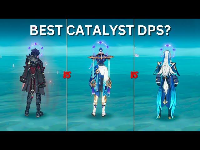 Wriothesley Worth It ?? || Who is the Best F2P Catalyst DPS? || Showcase {Genshin Impact}