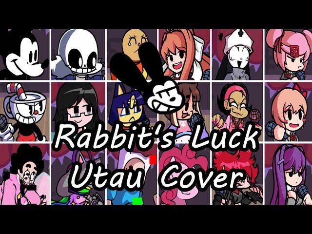 Rabbit's Luck but Every Turn a Different Character Sings (FNF Rabbit's Luck Everyone) - [UTAU Cover]