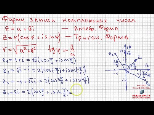 Математика без Ху%!ни. Комплексные числа, часть 3. Формы записи. Возведение в степень.