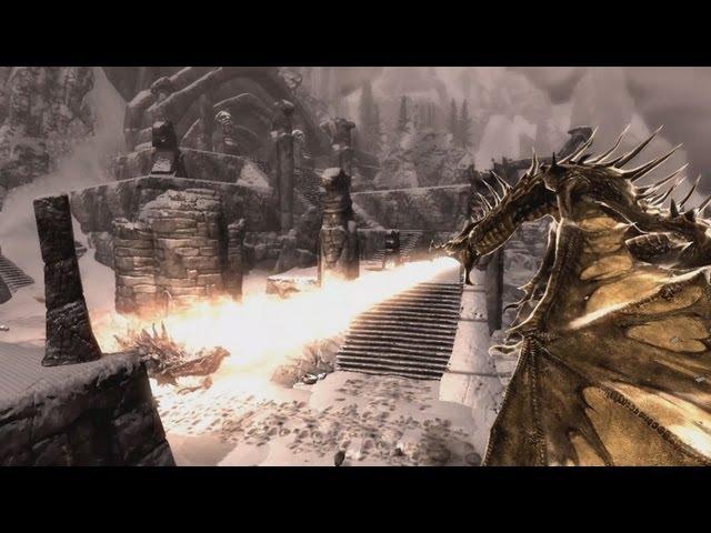 Skyrim Battles - Alduin vs Akatosh [Legendary Settings].