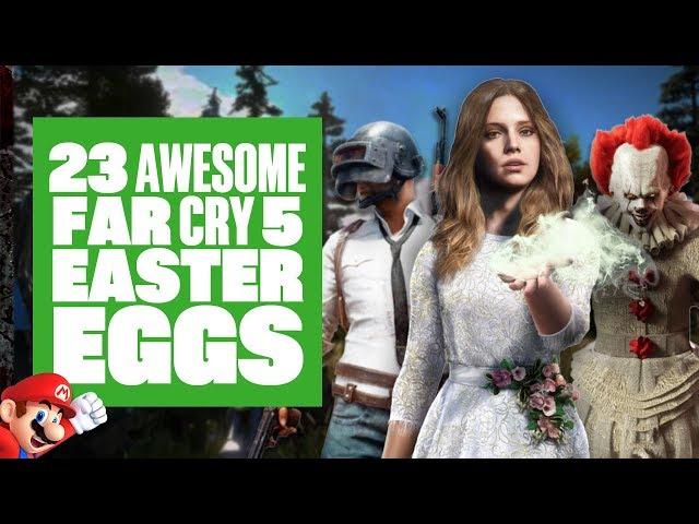 23 Far Cry 5 Easter Eggs You Might Have Missed - Super Mario Bros, PUBG, IT and MORE!