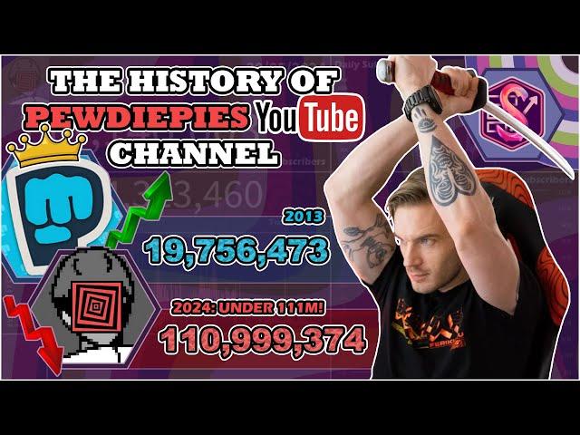 PewDiePie's YouTube Subscriber History | 5,294 Days History