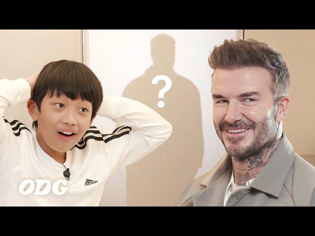 “There’s no way it’s actually Beckham” Kids Meet David Beckham