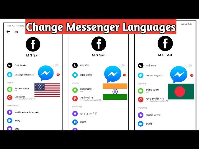 Change Facebook Messenger Language in 2023