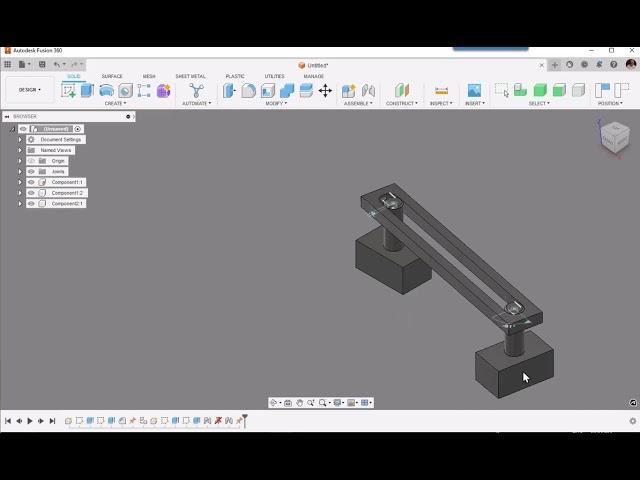 Rotating Pin Slot Joint