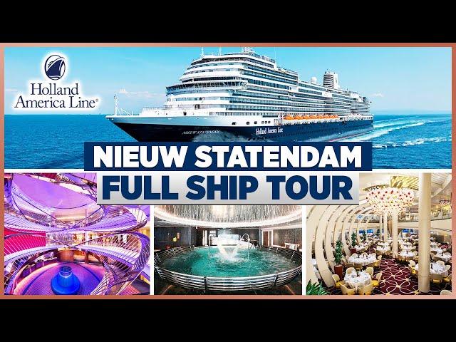 Holland America Nieuw Statendam Full Ship Tour