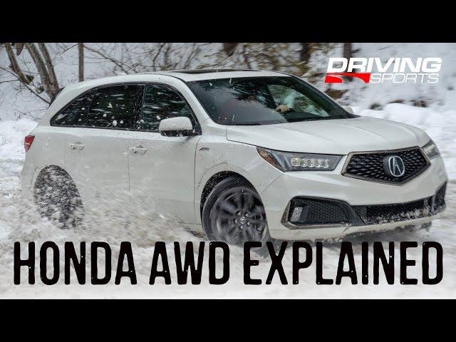 Acura SH-AWD and Honda i-VTM4: Advanced AWD systems Explained #drivingsportstv