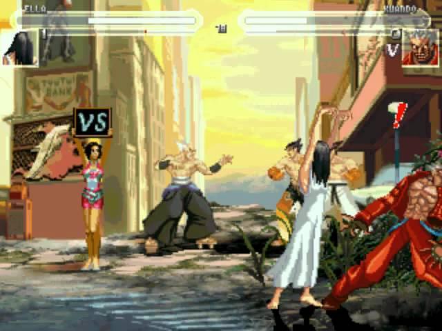 Ella vs Kuando Best Original Mugen Characters!!