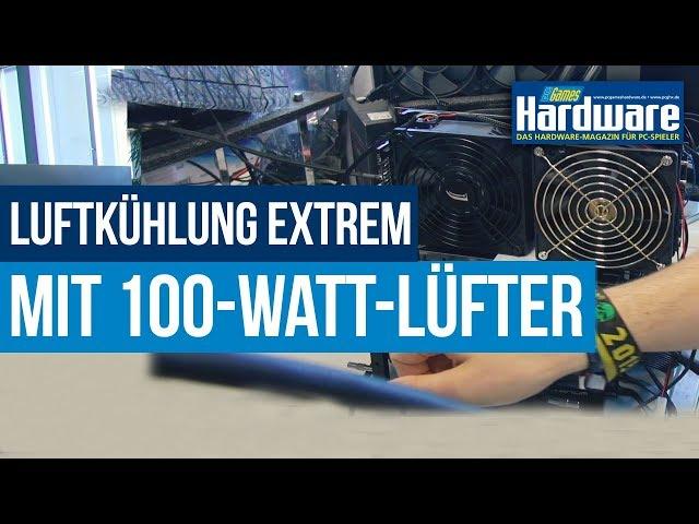 Luftkühlung extrem | 100-Watt-Lüfter auf RX Vega 64