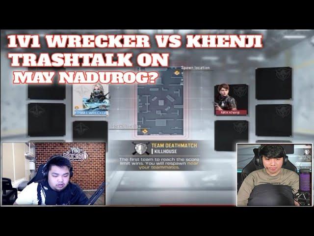 1V1 TRASTALK ON | GHOST WRECKER VS NRX KHENJI | CALL OF DUTY MOBILE