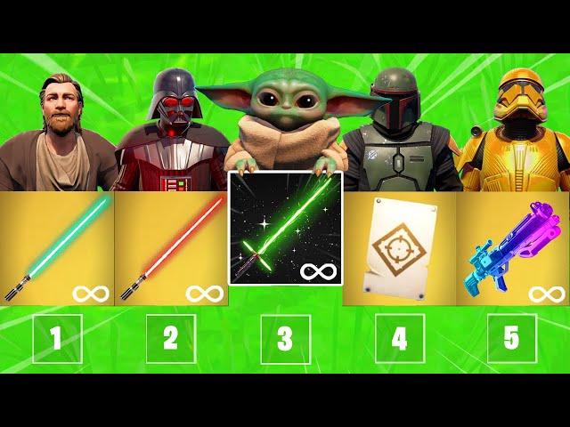 The *RANDOM* STAR WARS BOSS Challenge in Fortnite