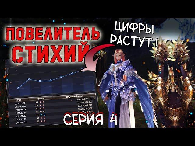 ПОВЕЛИТЕЛЬ СТИХИЙ с нуля БУСТ ОПЫТА В 2 РАЗА!  lineage 2 essence project eva