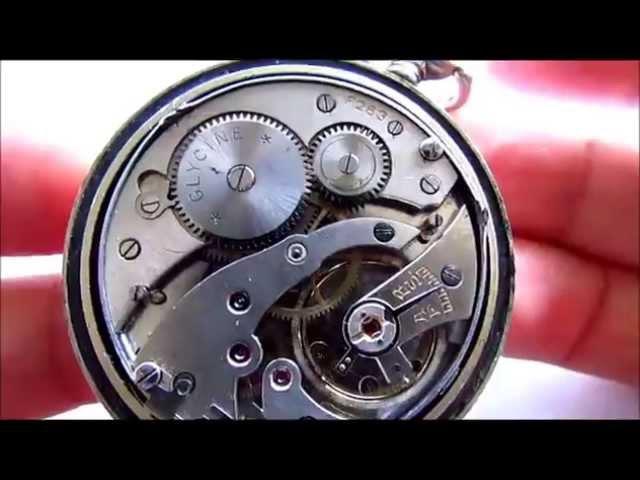 Glycine pocket watch cal F283