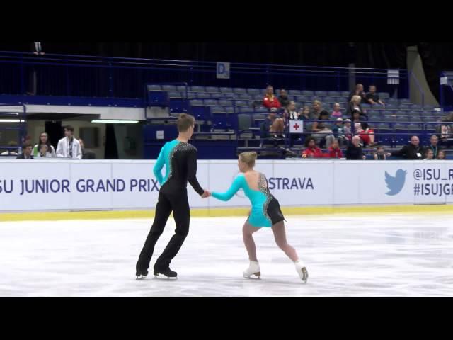 ISU 2014 Jr Grand Prix Ostrava Free Dance Merily KESKKÜLA / German FROLOV EST