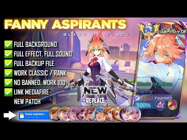 Script Skin Fanny Aspirant - Blade Of Kibou No Password | Full Effect Voice | Patch Terbaru