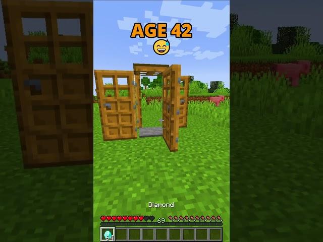 Avoiding Insane Traps at Different Ages(ДЕВОЧКА) #minecraft #shorts