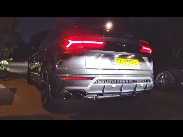 2018 Lamborghini Urus startup + exhaust sound