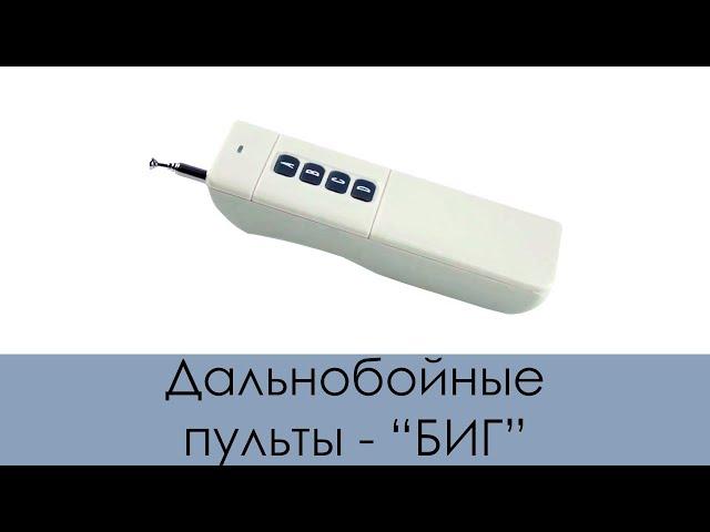 Пульты дальнобойные "БИГ" DoorHan Alutech BFT Came и многие другие системы делаем на этой платформе