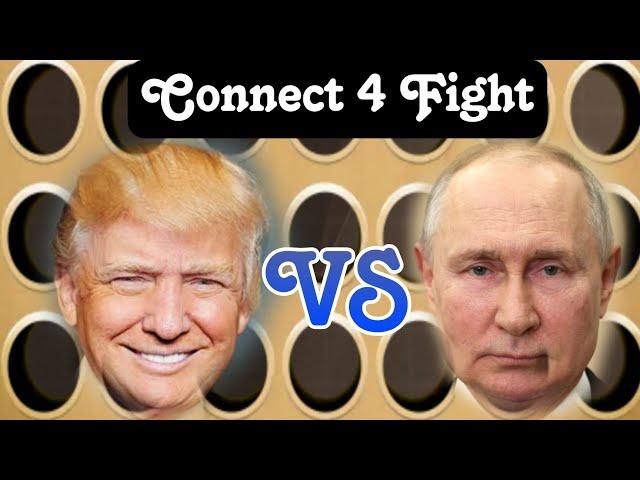 Trump vs Putin Connect 4 Fight