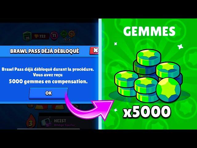 NOUVEAU: 5'000 GEMMES GRATUITES !!  ( le plus gros GLITCH de L'HISTOIRE est LÀ )