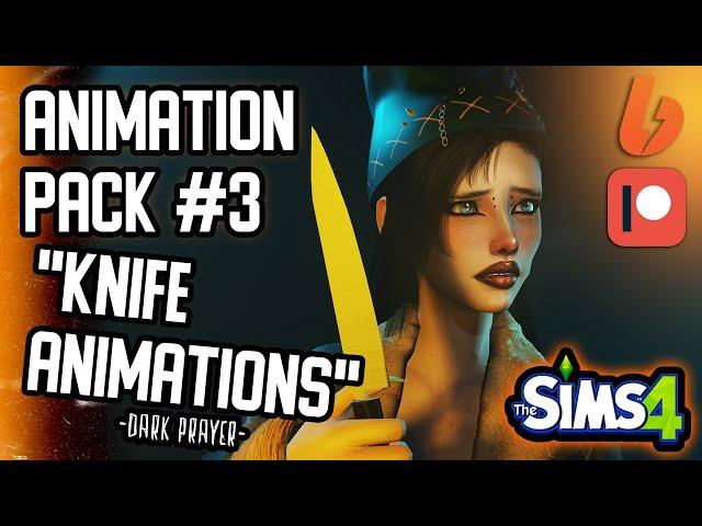 THE SIMS 4 ️ANIMATION PACK #3 "KNIFE ANIMATIONS"️DOWNLOAD