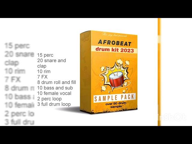 FREE AFRO SAMPLE DRUM KIT 2023 DOWNLOAD