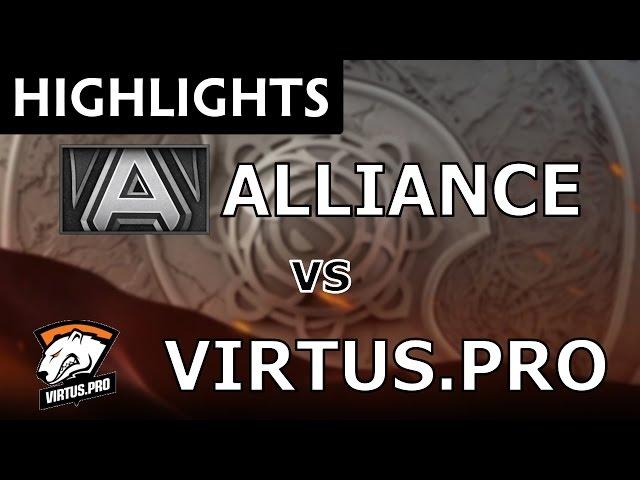 Alliance vs Virtus.pro - The International 2016 Qualifiers - Dota Highlights