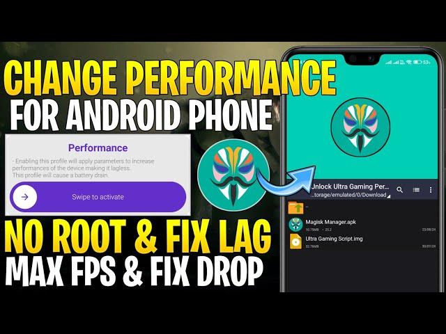 Magisk Module No Root || Unlock Ultra Gaming Performance For Android Phone || Boost FPS & Fix Lag !